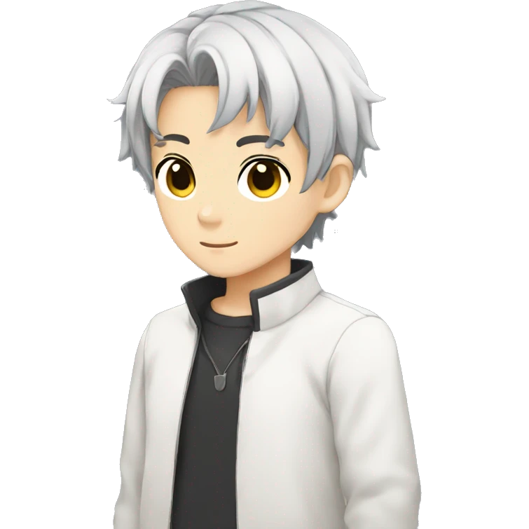Black Hair Neko Anime Boy emoji