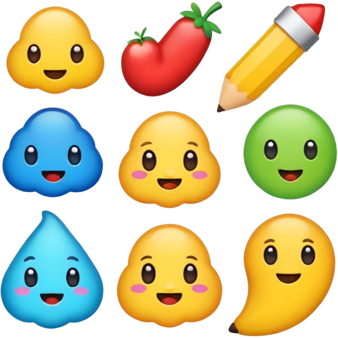 Cute and cozy sticker pack  emoji