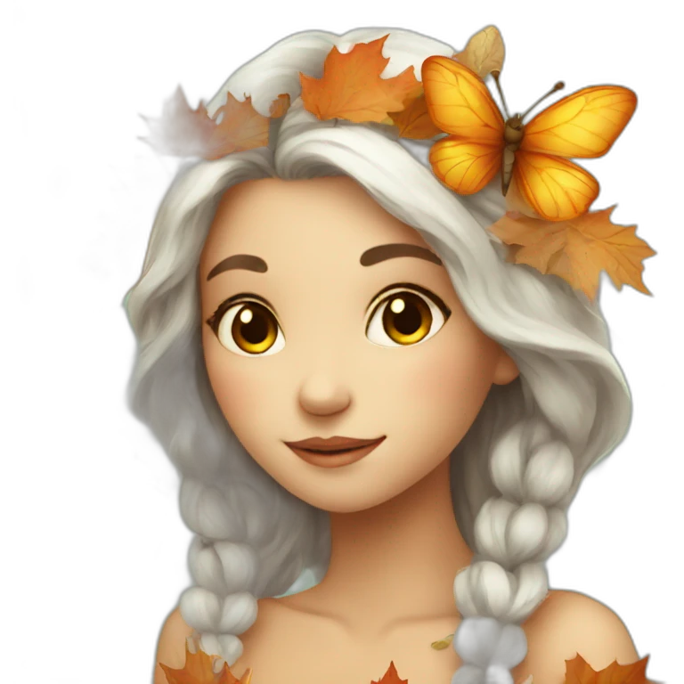 autumn fairy emoji
