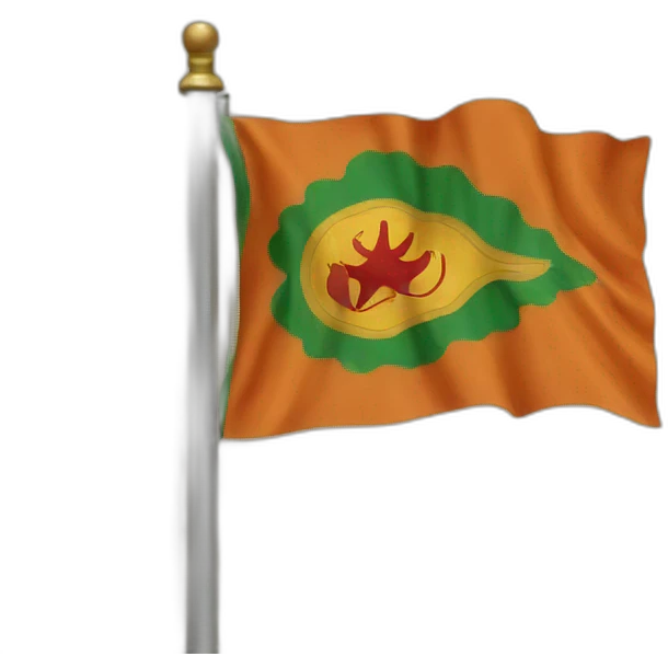 The flag of berbère emoji