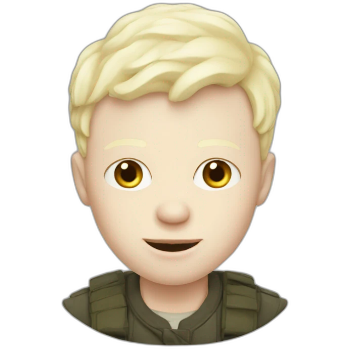 Homme albinos emoji