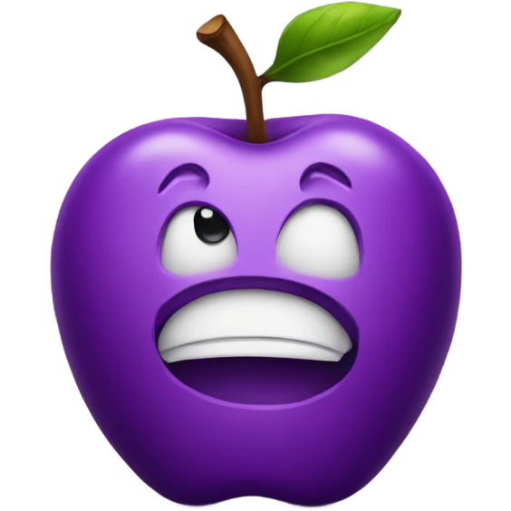 Purple Apple emoji