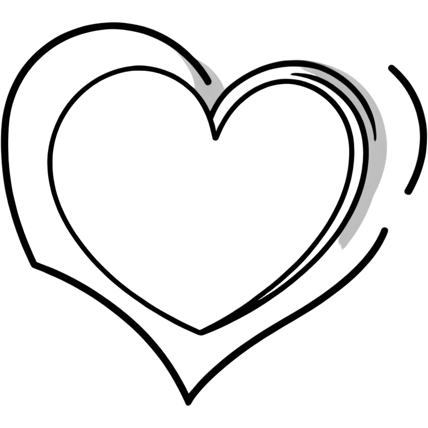 White heart emoji
