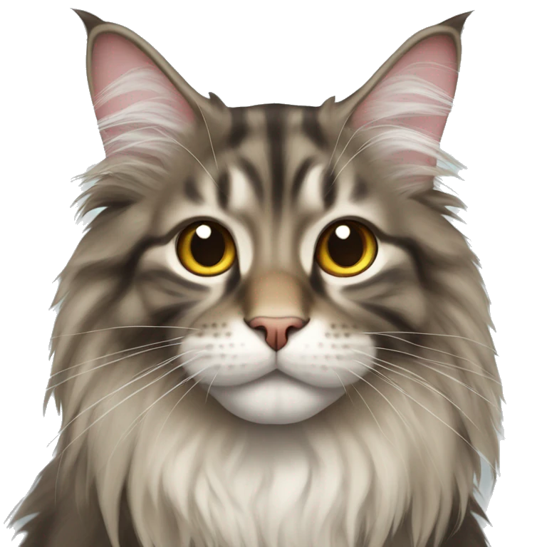 Maine coon cat  emoji