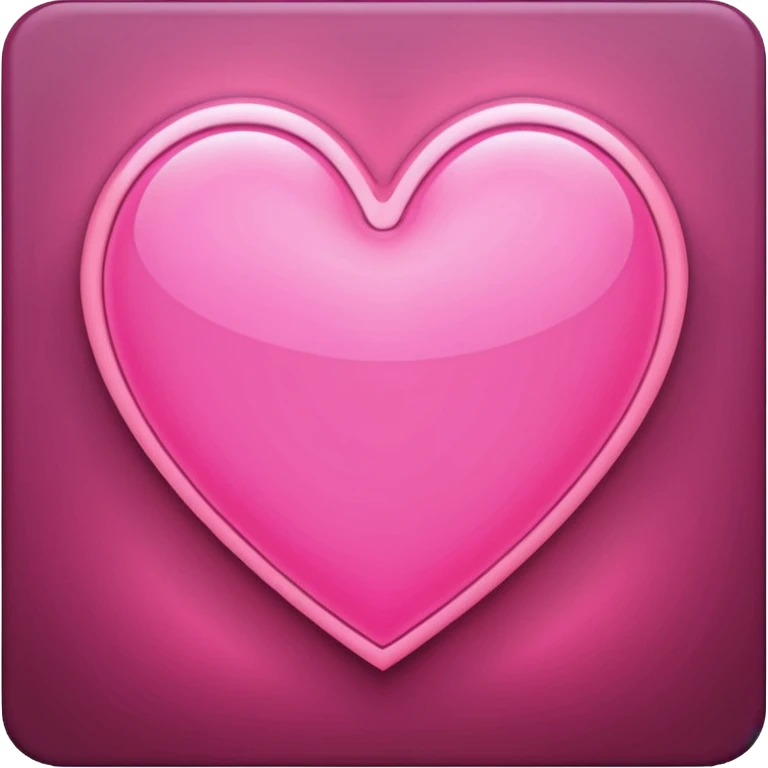 retro 80s themed heart emoji