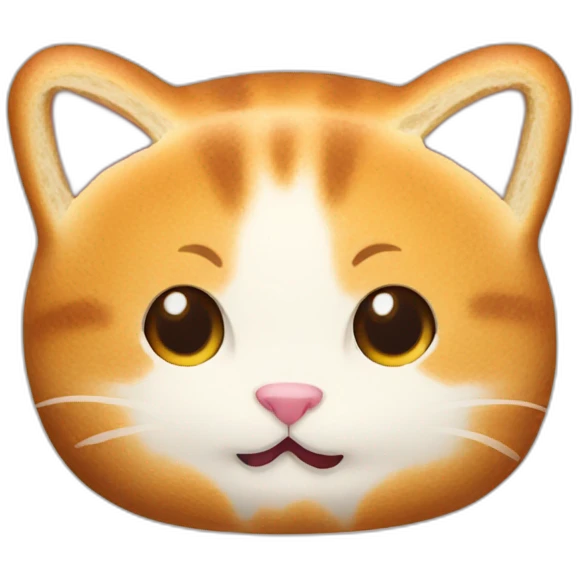 cat bread loaf emoji