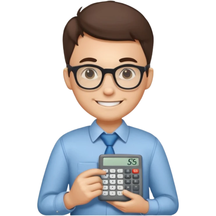 imagenes de una contador en caricatura y que mencione conta 365 emoji