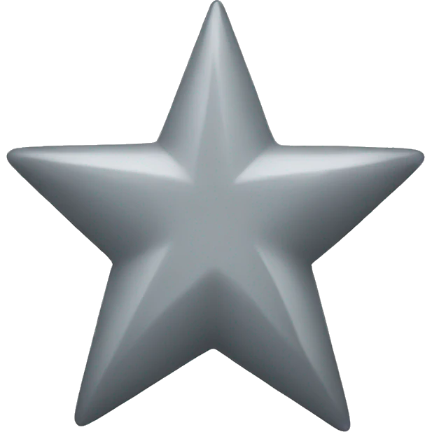 a gray star  emoji