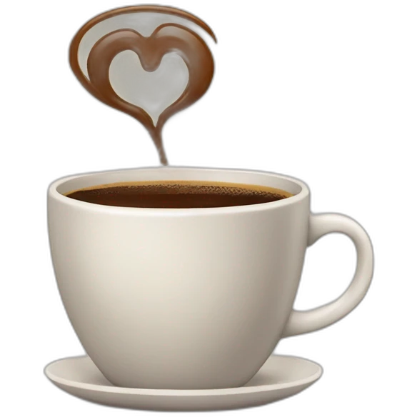 a coffee cup drinking coffee emoji