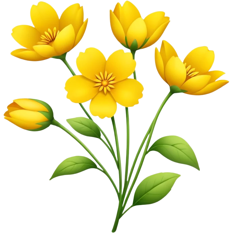 Yellow flower emoji