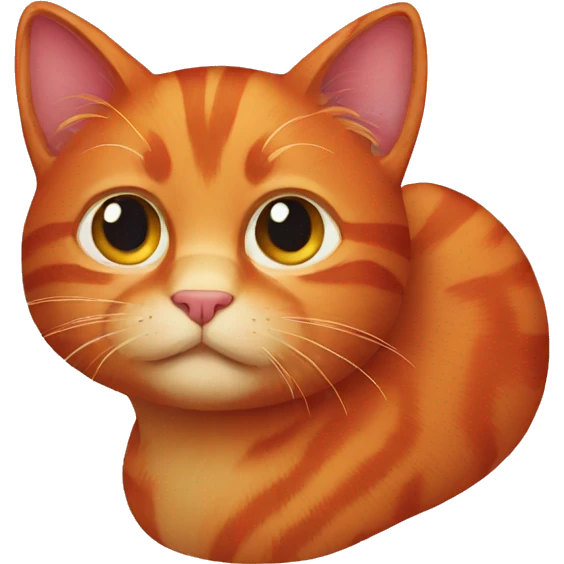 red cat emoji