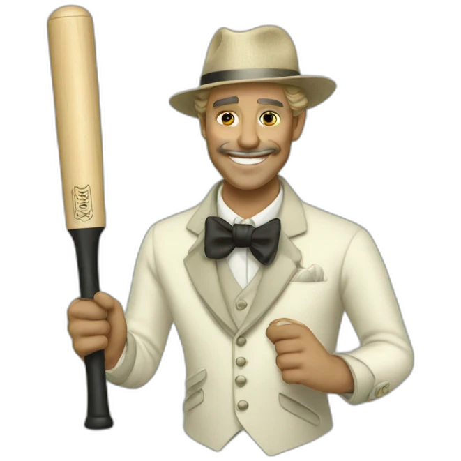 gentleman-cricket emoji