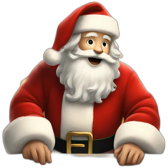 father christmas gambling emoji