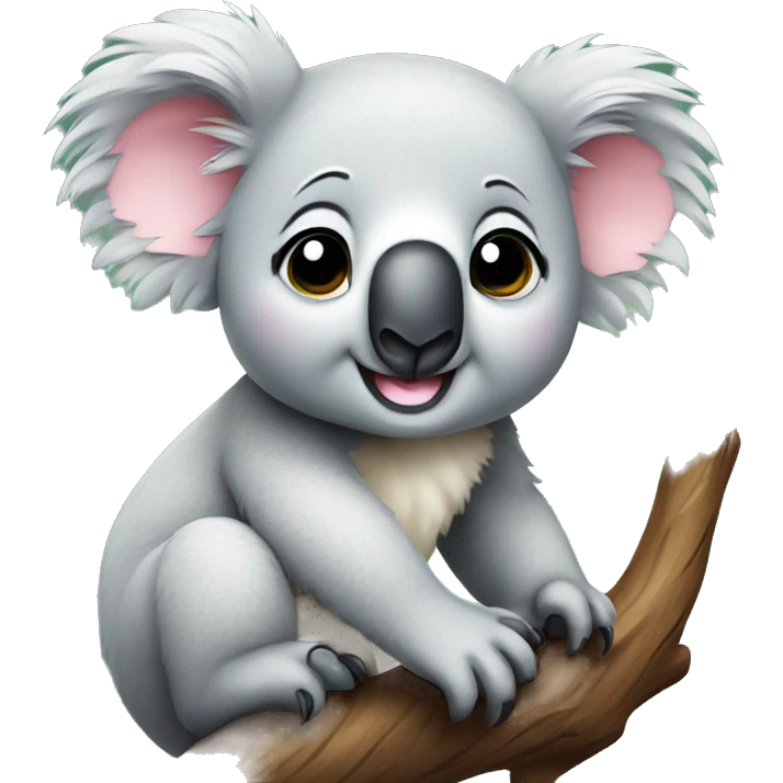 very cute koala emoji