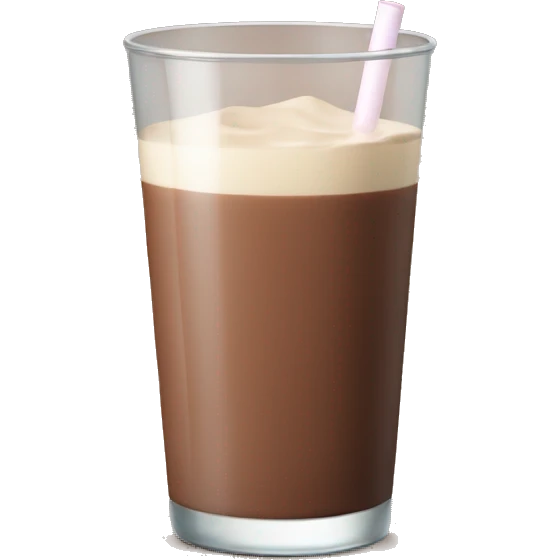 Chocolate milk emoji
