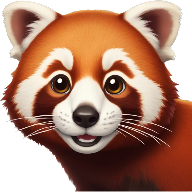Red Panda Atrevido emoji