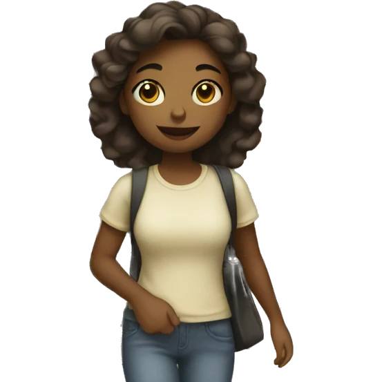 Girl going shopping  emoji