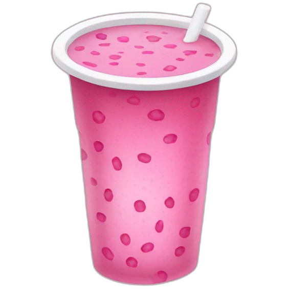 pink tapioca tea emoji