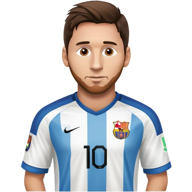 Messi soccer player  emoji