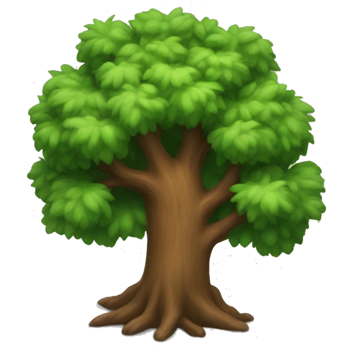 Hot tree emoji
