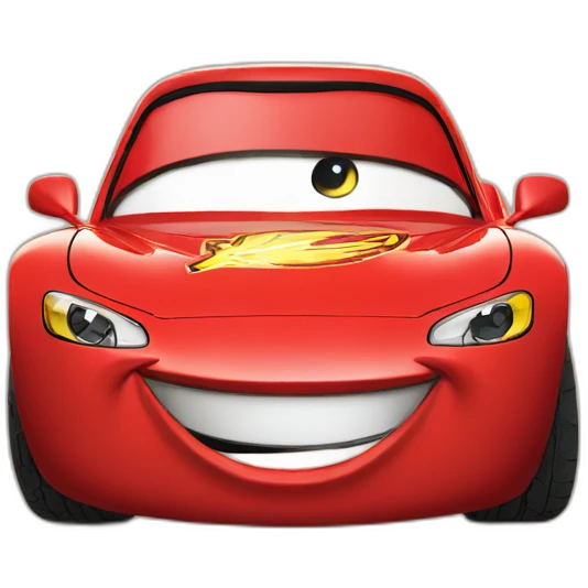 flash mcqueen laughing hard emoji