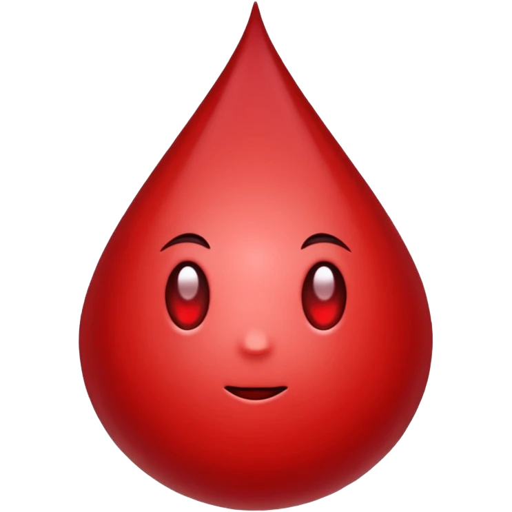 red drop emoji
