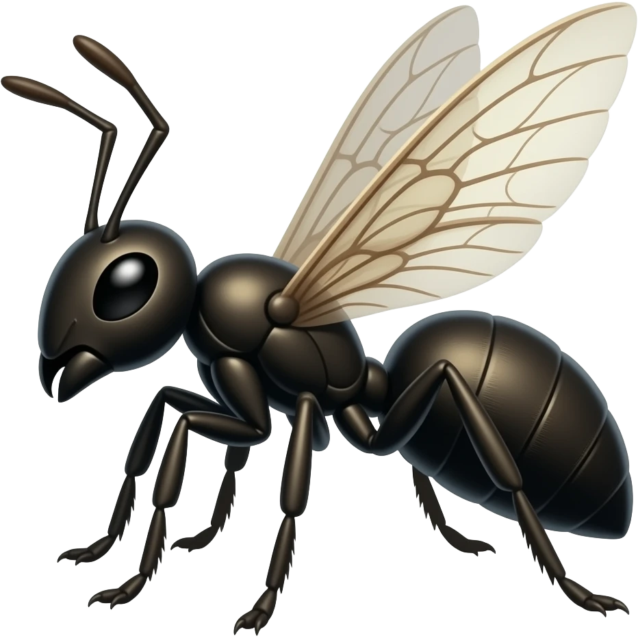 Queen Ant with Wings emoji