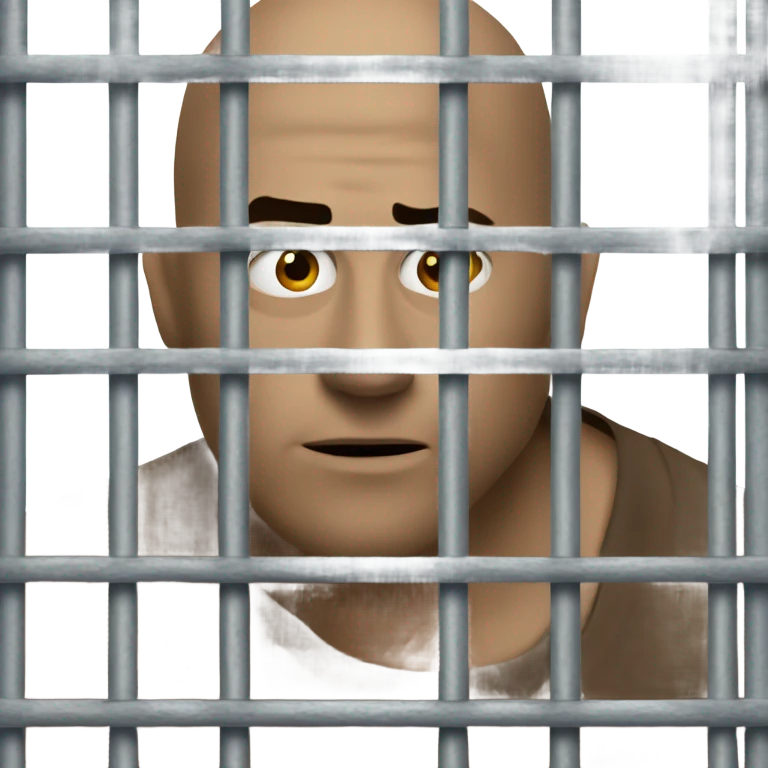 Man in cage emoji