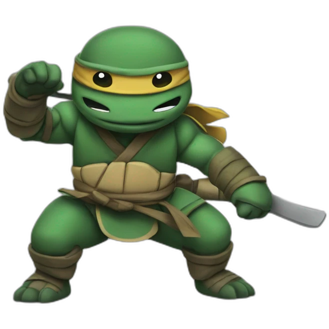 Tortue ninja emoji