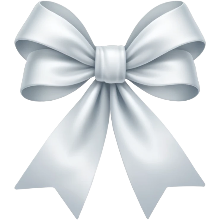 Beyaz kurdele  emoji