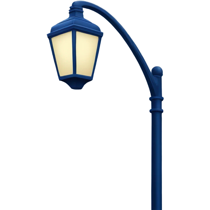 navi blue 
street lamp emoji