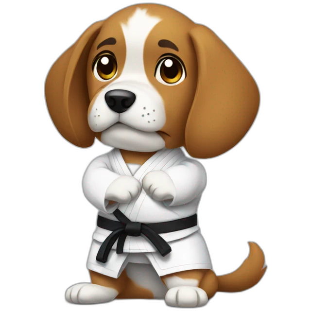 dog-karate emoji