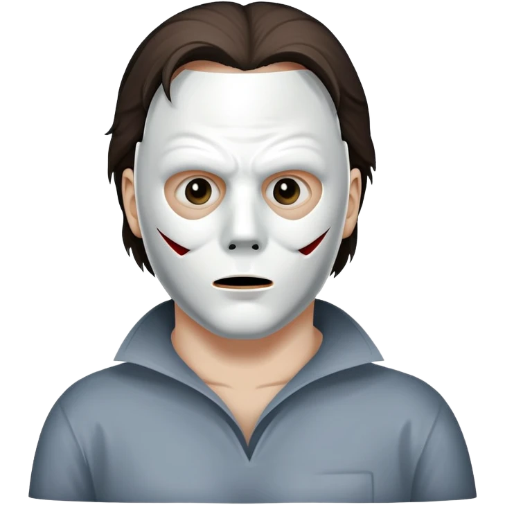 Confused Micheal myers emoji