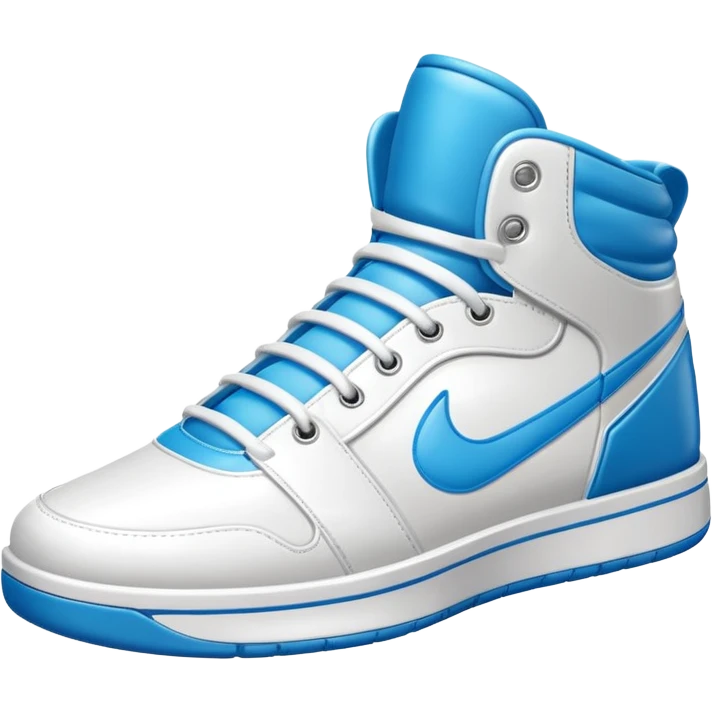 basketball sneaker object icon, high-top shoes, sporty design, glossy details, 3D cartoon, mobile game icon style, centered, clean background, no text, no watermark
 emoji
