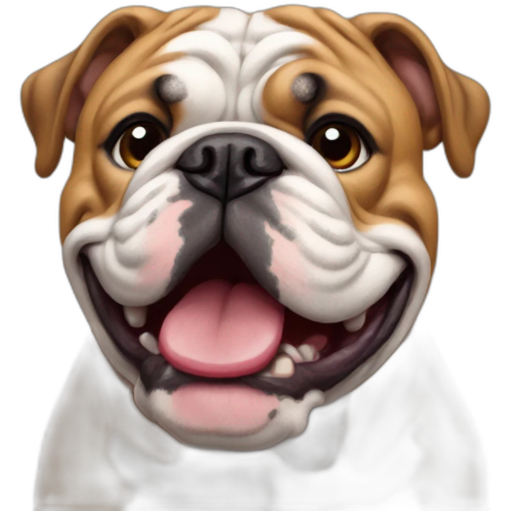 birthday english bulldog emoji