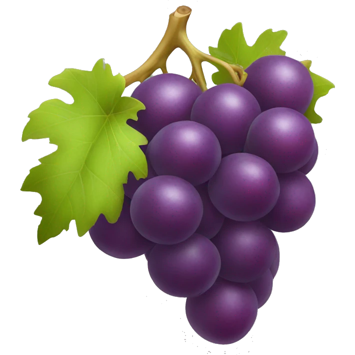 Grapes cow emoji