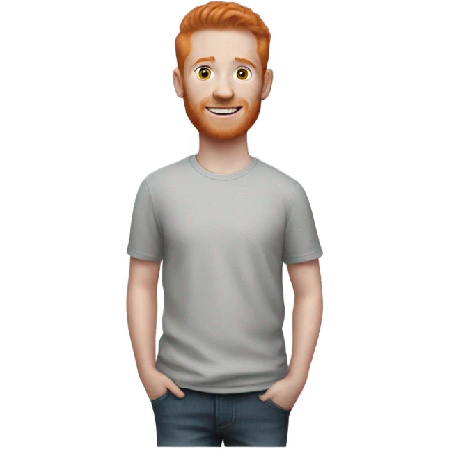 Ginger wearing a zbt shirt emoji