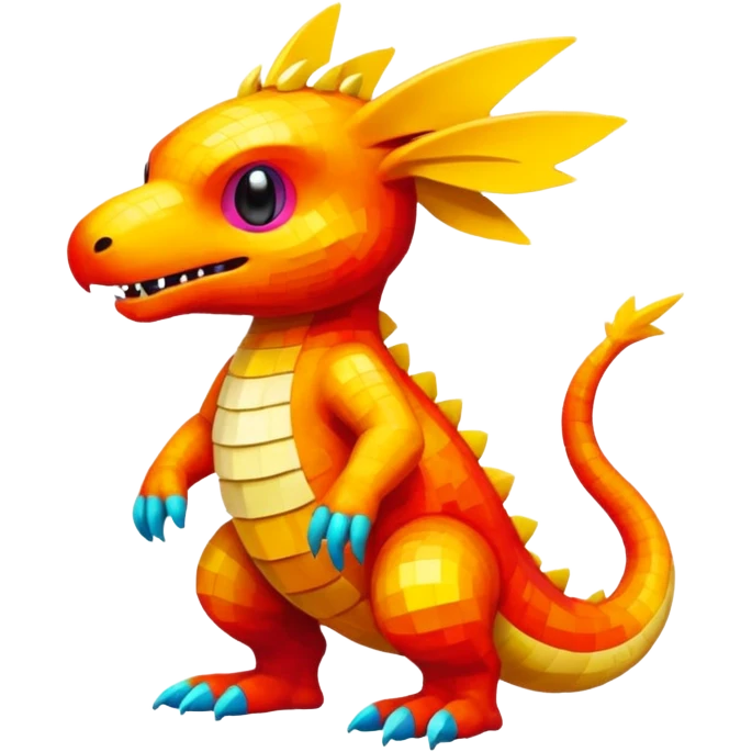 retro-Fakémon-hybrid-creature (full body)  emoji