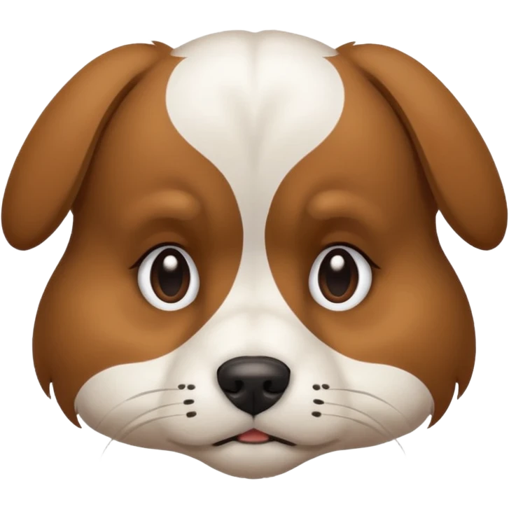 dog showing Sadness - feeling of sorrow or unhappiness emoji