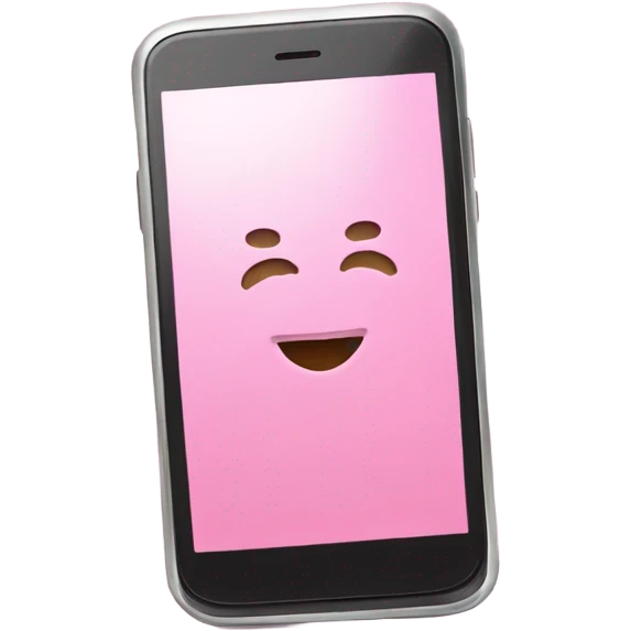 pink phone  emoji