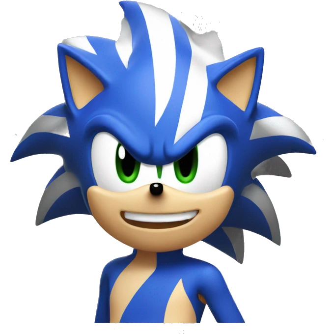 sonic com fogo emoji