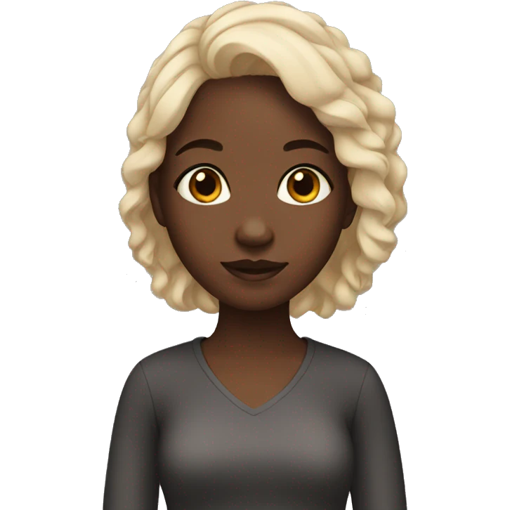 Black girl emoji