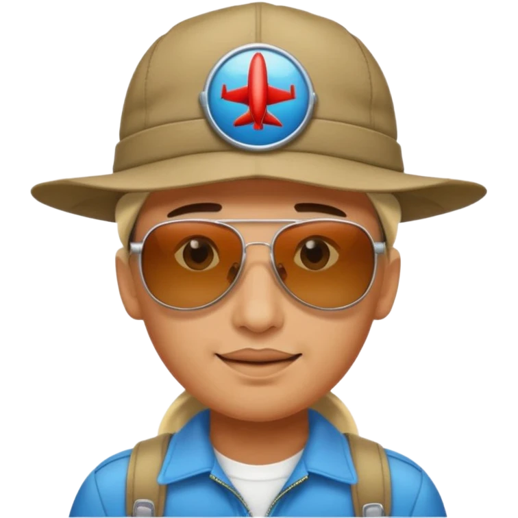 Horny airplane emoji