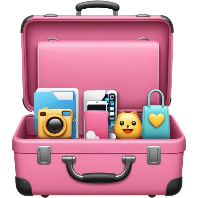 girly travel items emoji