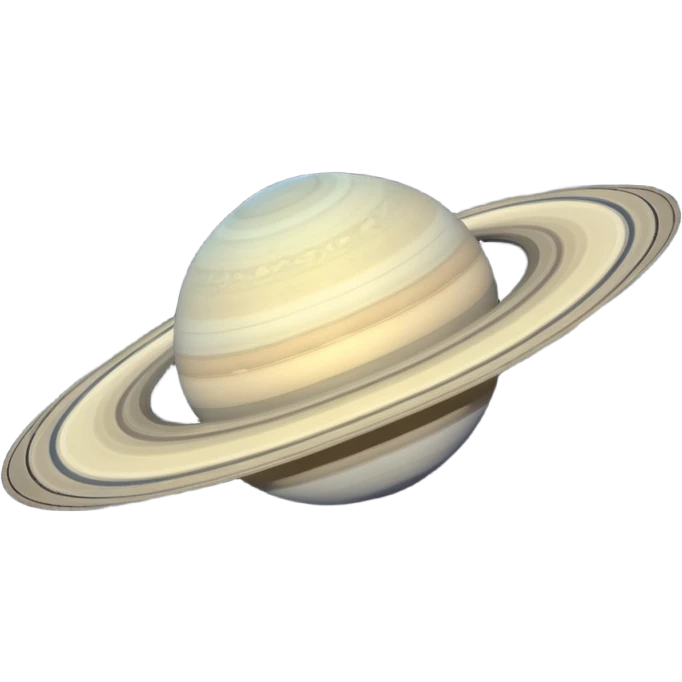 3d style saturn emoji