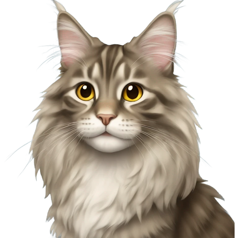 Maine Coon girl emoji