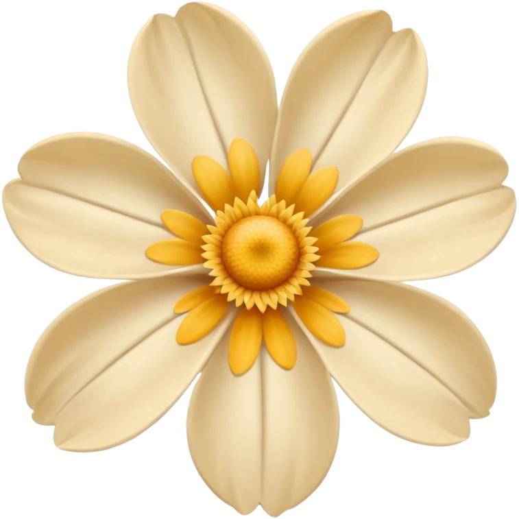 flower beige emoji