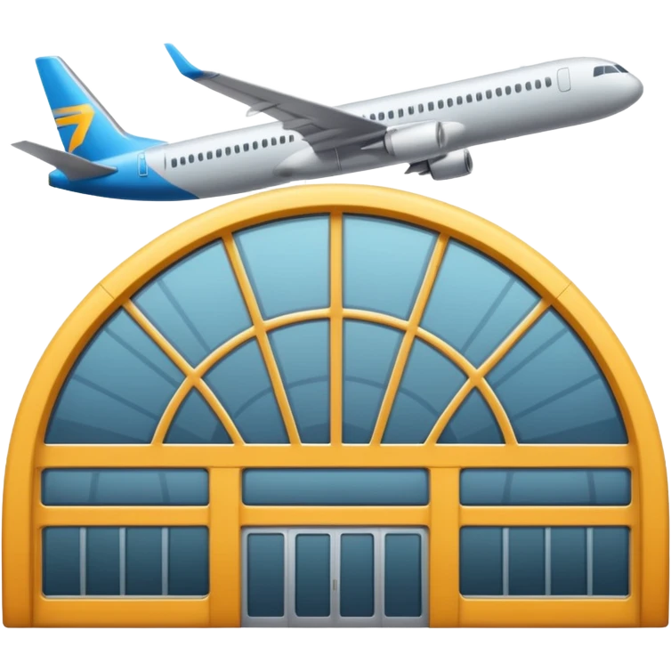airport building , planes emoji