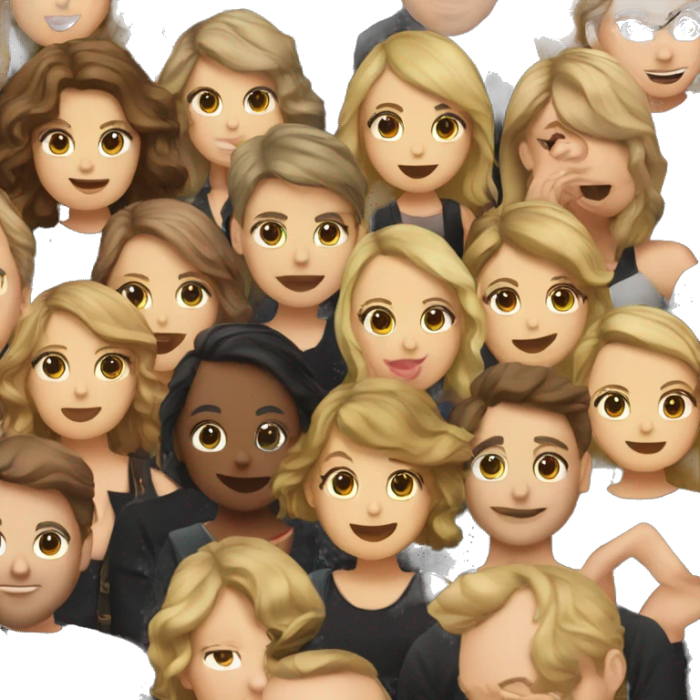 cute girl in a taylor swift concert emoji