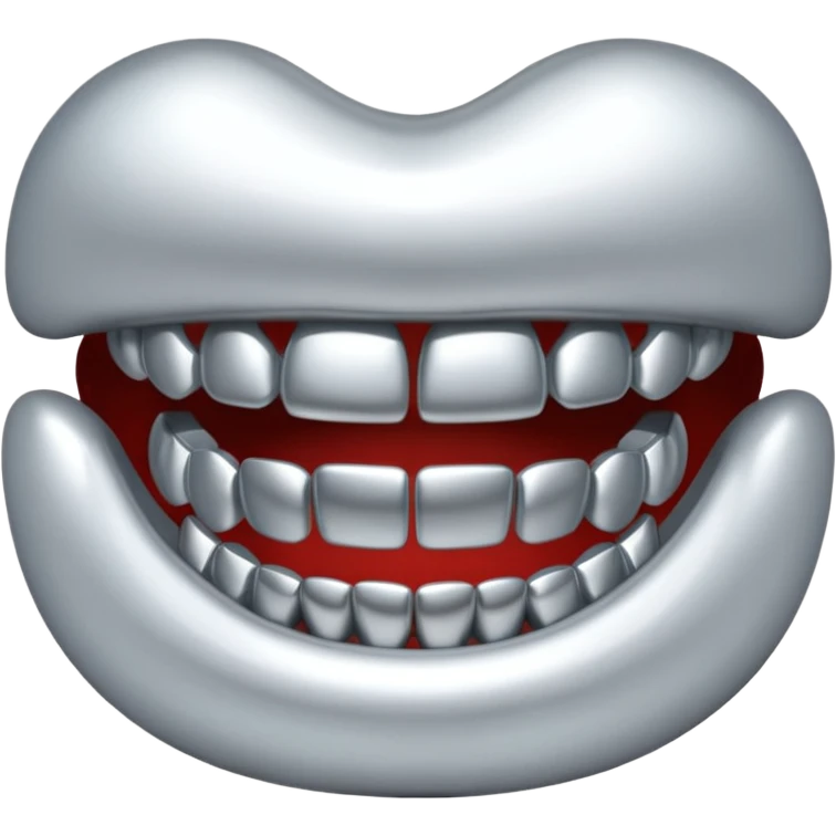 silver grillz emoji